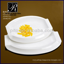 P&T porcelain factory, serving plates, white plates